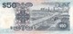 BILLETE DE SINGAPORE DE 50 DOLLARS  (BANKNOTE) BARCO-SHIP - Singapur