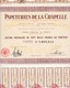 T 2	LOT (4 Titres) : PAPETERIES : LA CHAPELLE - Act. De 7000 F.		1958	  (15) - Autres & Non Classés