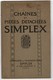 1928 Catalogue SIMPLEX "Chaînes Et Pièces Détachées" Pour Elévateurs, Transporteurs, Transmissions. 48 Pages 15,50/24 Cm - Matériel Et Accessoires