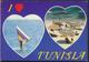 °°° 13012 - TUNISIA TUNISIE - VIEWS - 1990 With Stamps °°° - Tunesië