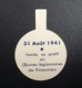 Insigne Carton Légion Française Du Combattant Oeuvres Légionnaires De Prisonniers 1941 Pensez Agissez Français - 1939-45