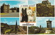 Edinburgh: 2x DOUBLE DECK BUS, 4x AUTOBUS - Princes Street And Scott Monument, Hollyrood, Castle - Scotland - Toerisme