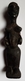 STATUE - AFRIQUE - ETHNOLOGIE - FEMME - FETICHE - A IDENTIFIER - HAUTEUR 21 CM - PATINE NOIRE - PLUMES - XX° - Art Africain