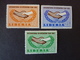 LIBERIA, Année 1965, YT N° 406-407-408 Neufs, Très Légère Trace Charnière - Liberia