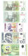 X1- Lot 5 Psc.Fantasy Dinar Banknote- Serbia- SpongeBob, Nikola Tesla - Autres & Non Classés