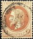 FRANCE Y&T N°26Aa Napoléon 2c. Chocolat. Oblitéré CàD - 1863-1870 Napoleon III With Laurels