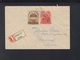 Hungary Registered Cover Overprints 1938 To Switzerland - Briefe U. Dokumente