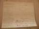 Porte De Brest 18/08/1889 Ordre Pour Paquis De Cesser Résidence Libre Marine - Documenten