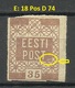 ESTLAND Estonia 1919 Michel 3 E: 18 ERROR Abart Variety * - Estonie