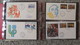 Delcampe - FDC COLLECTION- 8 BOOKS 615 FDC (480 FROM ITALY) - Collections (with Albums)