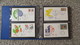 Delcampe - FDC COLLECTION- 8 BOOKS 615 FDC (480 FROM ITALY) - Collections (with Albums)