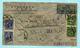 NO PAYPAL ** Registered Letter (several Stamps Missing) From NANKING / Hangchow To BUFFALO N.Y. 30/09/1937 Via ... - 1912-1949 République