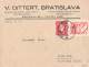 MiNr. 40 + P 33 Auf Brief Slowakei - Lettres & Documents