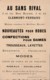 < Chromo Au Sans Rival Clermond Ferrand .. Le Premier De L' An ..robes, Troussseaux, Layette, Bonneterie, Chemiserir - Sonstige & Ohne Zuordnung