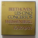 LP/ Beethoven - Les Cinq Concertos / Weissenberg, Karajan, Orchestre Philharmonique De Berlin / Coffret 4 LP - Classique