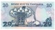 Tanzania 20 Shilling 1978 XF+/AUNC - Tanzanie
