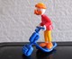 Kinder 1989 : Géo Trouvetou Avec Moto Nautique Bleue "Donald Explorateur" - Dessins Animés