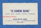 Carte De Visite Ancienne - LA VARENNE SAINT HILAIRE - " Le Caniche Blanc " 11 Avenue Du Mesnil Anne Marie Noel - Chien - Cartes De Visite