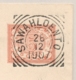 Nederlands Indië - 1907 - 5 Cent Cijfer, Briefkaart G14 Van VK SAWAHLOENTO - Na Posttijd - Via Padang Naar GR Uden / NL - Nederlands-Indië