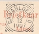 Nederlands Indië - 1907 - 5 Cent Cijfer, Briefkaart G14 Van VK SAWAHLOENTO - Na Posttijd - Via Padang Naar GR Uden / NL - Netherlands Indies