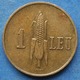 ROMANIA - 1 Leu 1938 KM# 56 Carol II (1930-1940) - Edelweiss Coins - Roumanie