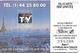 CARTE-a-PUBLIC-F110-120U-GEMA-1990-RESEAU  CABLE DE PARIS -UTILISE-TBE - 1990