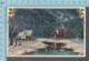 CPA -Kindest Christmas Wishes,  Eglise Maison La Nuit,Cover Ayers Cliftf P.Q . 1912 On A  Canada  Stamp # 104 - Autres & Non Classés