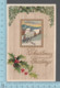 CPA - Christmas Greetings, Gui, Goldprint, Rural View, Covert Brattleboro V.T.  1910   On A USA Stamp - Autres & Non Classés