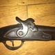 Delcampe - ANCIEN PISTOLET D’ARCON FRANÇAIS A SILEX MODIFIE A PERCUSSION VERS 1830 MODELE PROCHE DES REGLEMENTAIRES - Armes Neutralisées