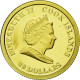 Monnaie, Îles Cook, Elizabeth II, 10 Dollars, 2010, FDC, Or, KM:1297 - Cook