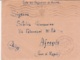 1945 P.O.W CAMPOMEDIOCONGO BRAZZAVILLE Manoscritto Al Verso Di Busta (7.9) Da Prigioniero Di Guerra Italiano In Congo - Storia Postale