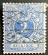 Belgique Lion Couché Lot De 6 Timbres Oblitérés à Voir , Used - 1869-1888 Lion Couché