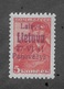 Lithuania 1941 Panevėžys Occupation 5 Kop ,Mi 4c,Sol 4,VF Mint Very Lightly Hinged*OG Signed ! (RN4) - Lithuania