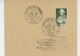 PARIS - Enveloppe Avec Cachets De La JOURNÉE NATIONALE DU TIMBRE 1949 (portrait De CHOISEUL ) - Briefmarken (Abbildungen)