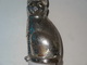 Chat Christofle En Métal Argenté - Collection Lumière D'argent - TBE Env. Hauteur 9 Cm Et 6 A Sa Base - Argenterie