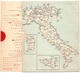 07605 "INDICATORE DISTANZE CHILOMETRICHE FRA LE PRINCIPALI CITTA' D'ITALIA STRADALI E FERROVIARIE " ORIG. - Dépliants Turistici
