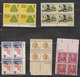 USA 25 Plate Blocks & Blocks Of 4 Most MNH (5 Hinged) - Good Variety - Multiples & Strips
