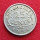 Seychelles 25 Cents 1954 KM# 11  Seychellen Seicheles - Seychelles