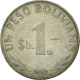 Monnaie, Bolivie, F.A.O., Peso Boliviano, 1969, TTB, Nickel Clad Steel, KM:192 - Bolivie