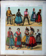 ESPAGNE SPAIN COSTUMES DECORATION 7 PLANCHES CHROMOLITHOS DOREES  COLOREES COSTUMES MILITAIRES FEMMES TAUROMACHIE 1888 - Lithographies