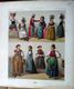 SUISSE SWITZELAND COSTUMES PIPES DECORATION 4 PLANCHES CHROMOLITHOS DOREES COLOREES COSTUMES MILITAIRES FEMMES 1888 - Lithographies