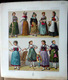 SUISSE SWITZELAND COSTUMES PIPES DECORATION 4 PLANCHES CHROMOLITHOS DOREES COLOREES COSTUMES MILITAIRES FEMMES 1888 - Lithographies