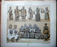 Delcampe - RUSSIE RUSSIA COSTUMES DECORATION 9 PLANCHES CHROMOLITHOS DOREES COLOREES COSTUMES MILITAIRES FEMMES 1888 - Lithographies