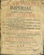 DICTIONAIRE IMPERIAL  X LE 4 LINGUE PRINCIPALI DELL'EUROPA - FRANCOFORTE 1714 (CIRCA 1000 PAGINE) - Libri Antichi