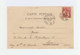 Sur Carte Postale Bourg Type Mouchon 10 C. Rose CAD Gare De Bourg En Bresse 1903. (943) - 1877-1920: Période Semi Moderne