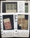 Delcampe - USA 1908-1919 Washington Franklin Precancels T&C Assortment, Blocks & Multiples, Plate Block, Imprint Etc, Some Mint, Ha - Usati