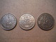 M33  3 X One Shilling George VI  1937, 1942, 1943  Silver - Autres & Non Classés