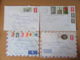 Delcampe - France Vers Canada / Québec - Lot De 40 Enveloppes Timbrées Modernes - Gros Affranchissements Et Timbres Variés - Collections