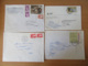 Delcampe - France Vers Suisse - Lot De 44 Enveloppes Timbrées Modernes - Bons Affranchissements Et Timbres Variés - Collections