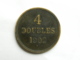 Guernesey 4 Doubles 1902 1902 Et 1903 (lot De 3 Pièces) - Guernesey